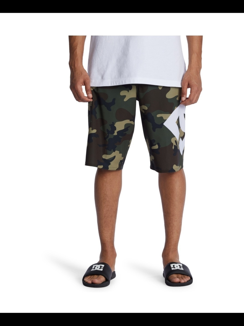 DC Black and White Labeled Polyester Garment